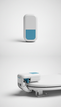 Toilet seat lifter ice white edition