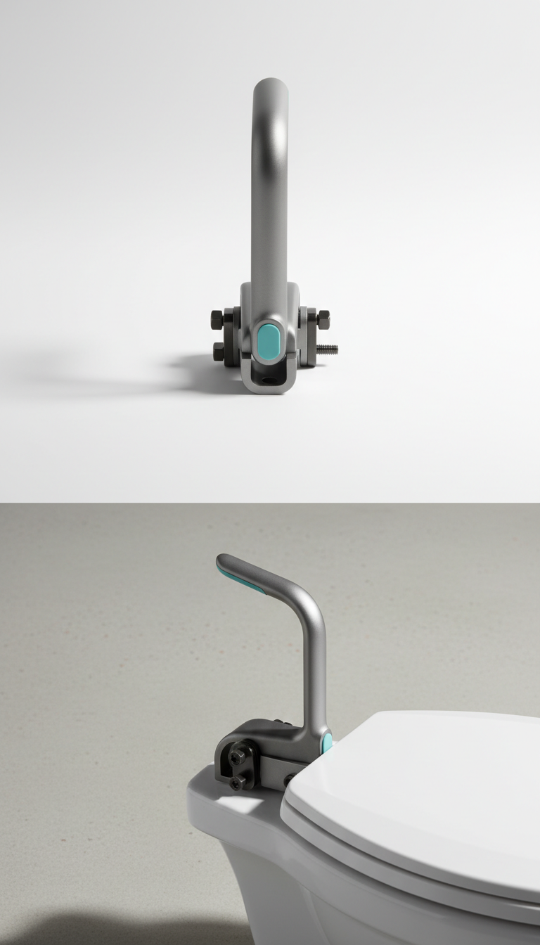 Toilet seat lifter urban aluminum